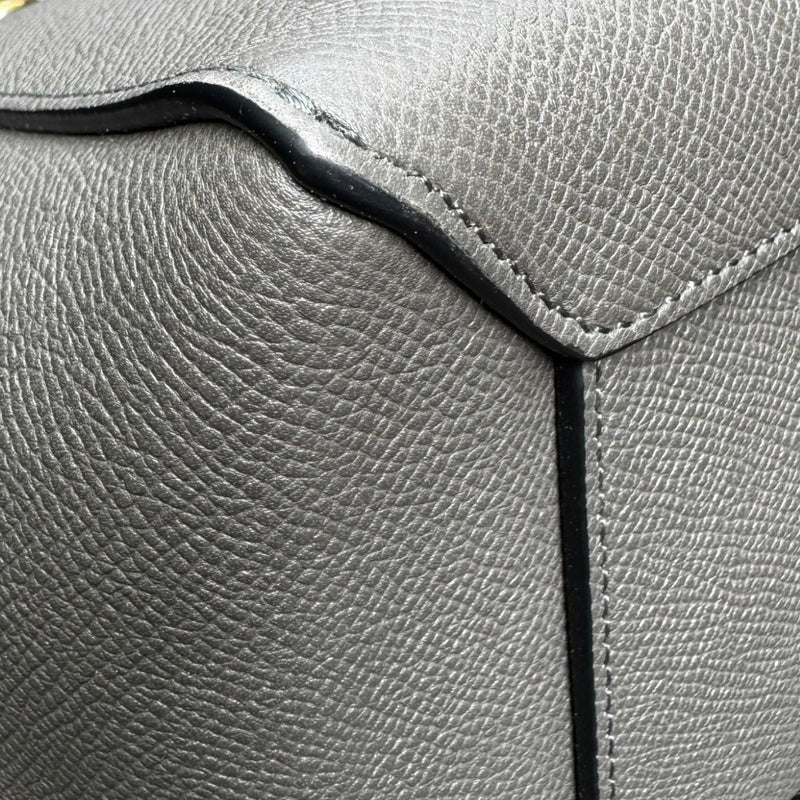 Micro Belt Grained Calfskin Grey GHW