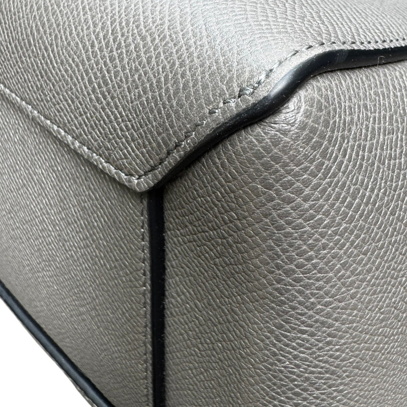 Micro Belt Grained Calfskin Grey GHW