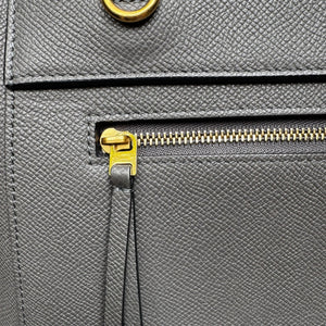 Micro Belt Grained Calfskin Grey GHW