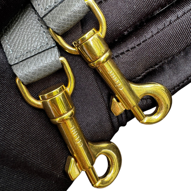 Micro Belt Grained Calfskin Grey GHW