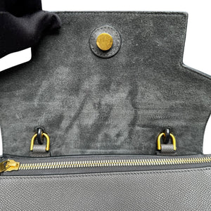 Micro Belt Grained Calfskin Grey GHW