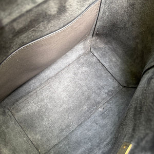 Micro Belt Grained Calfskin Grey GHW