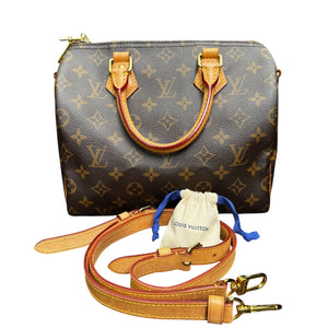 Speedy Bandouliere 25 Monogram Brown GHW
