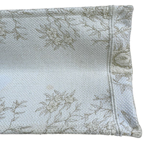 Book Tote Medium Jardin D'Hiver Canvas White Gold
