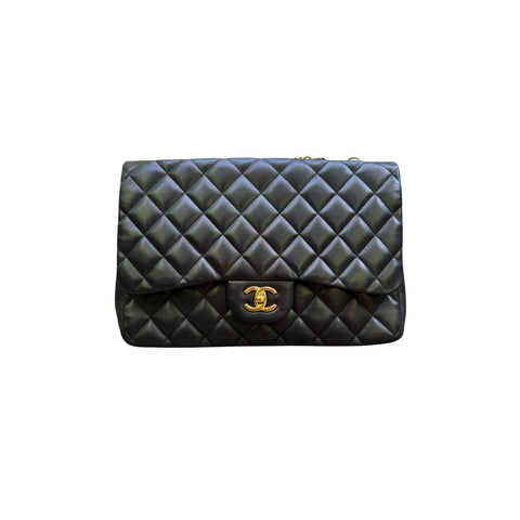 WOC Wallet on Chain Calfskin Black SHW