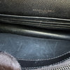 Chain Wallet Grain De Poudre Matelasse Chevron Black BHW