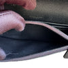 Chain Wallet Grain De Poudre Matelasse Chevron Black BHW