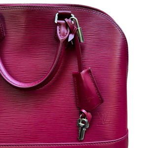 Alma PM Epi Leather Red SHW