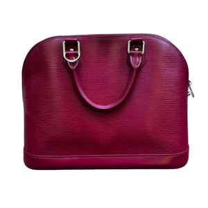 Alma PM Epi Leather Red SHW