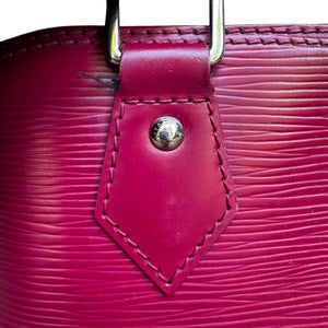 Alma PM Epi Leather Red SHW