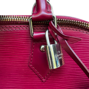 Alma PM Epi Leather Red SHW