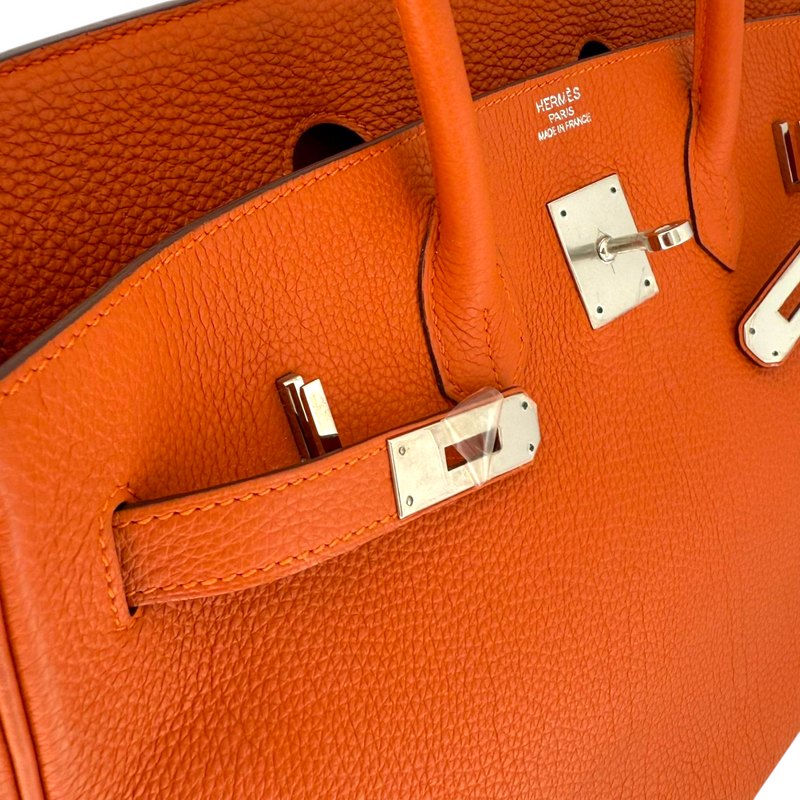 Birkin 35 Toga Leather Orange PHW