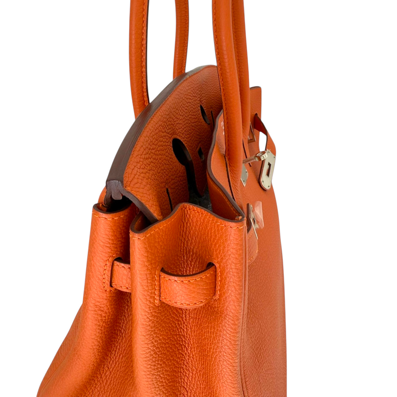 Birkin 35 Toga Leather Orange PHW