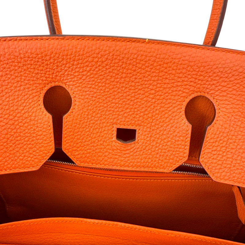 Birkin 35 Toga Leather Orange PHW