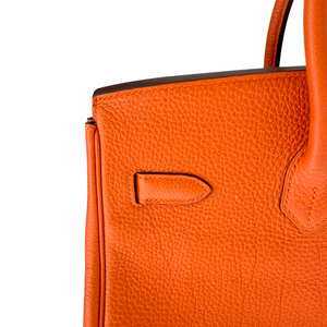 Birkin 35 Toga Leather Orange PHW