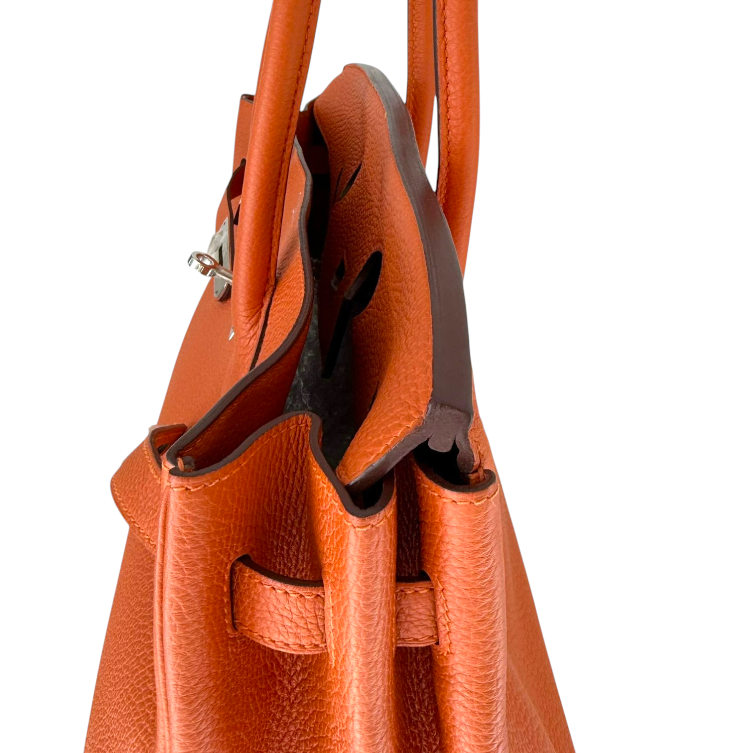 Hermes Birkin 35 Toga Leather Orange PHW – Bag Religion