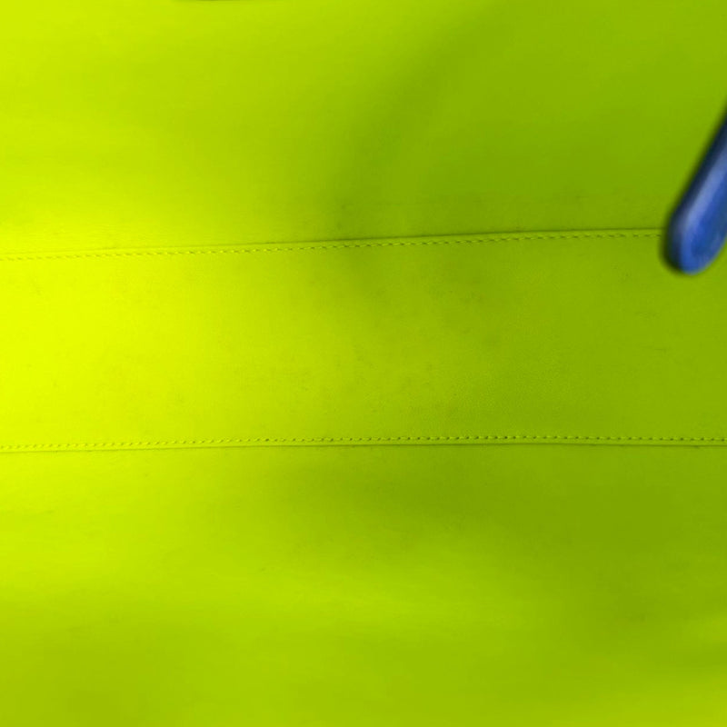 Lady Dior Tri-Color Large Lambskin Yellow Navy Pink SHW