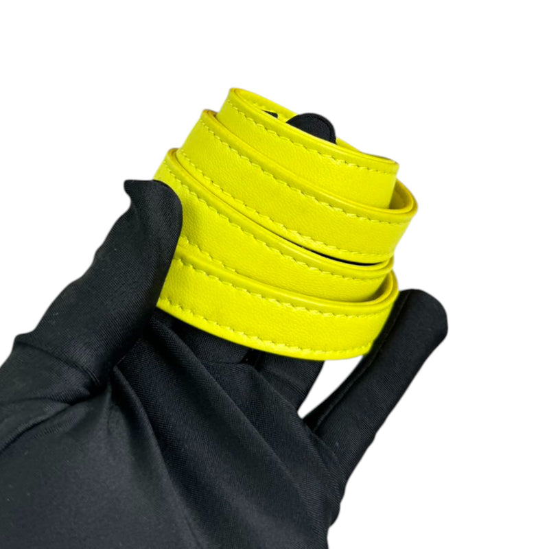 Lady Dior Tri-Color Large Lambskin Yellow Navy Pink SHW