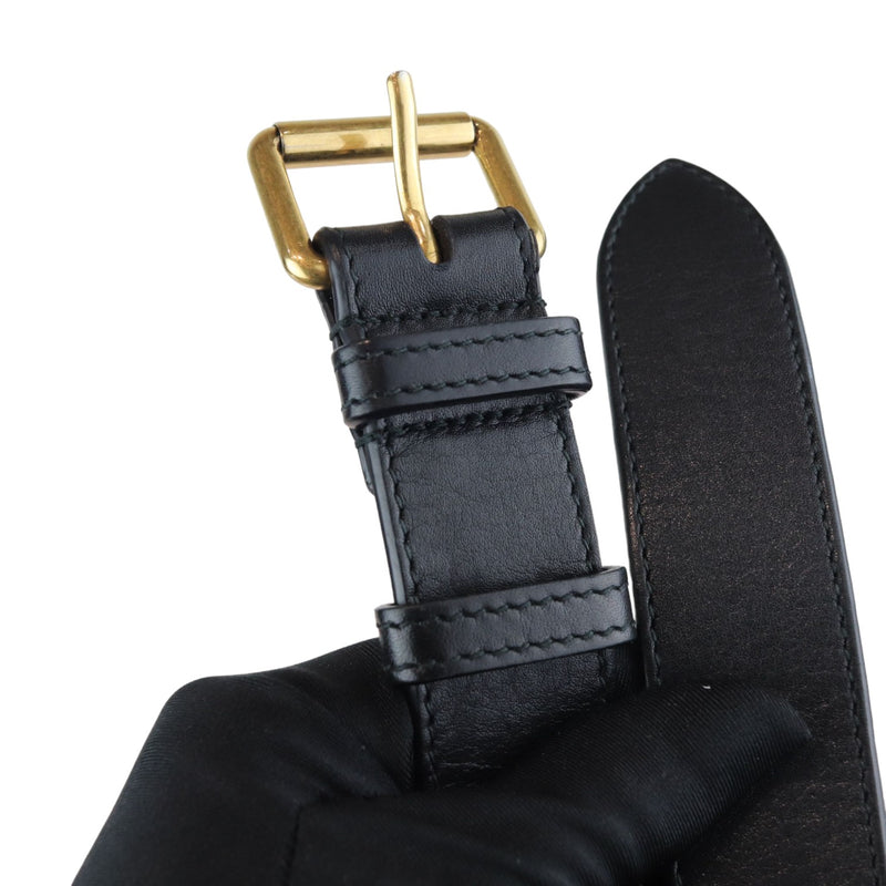 Marmont Belt Bag Calfskin Black GHW Size 85