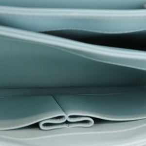 Trendy CC Flap Small Lambskin Quilted Light Blue GHW
