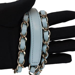 Trendy CC Flap Small Lambskin Quilted Light Blue GHW