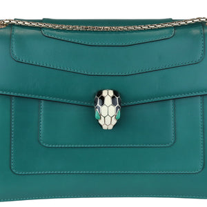 Serpenti Forever Calfskin Green GHW