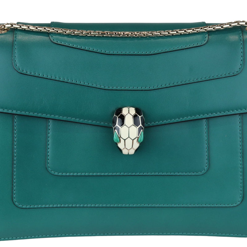 Serpenti Forever Calfskin Green GHW