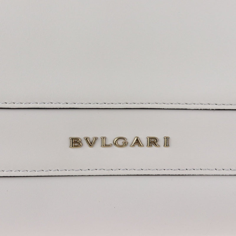 Serpenti Forever Shoulder Calfskin Quilted White GHW