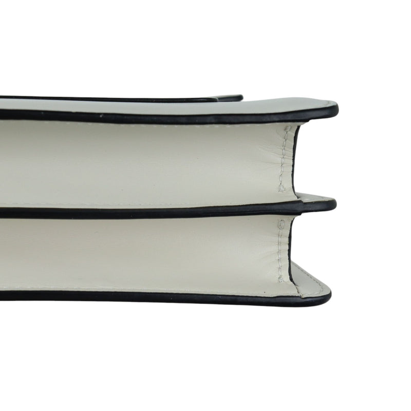 Serpenti Forever Shoulder Calfskin Quilted White GHW