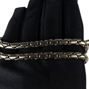 Serpenti Forever Shoulder Calfskin Quilted White GHW
