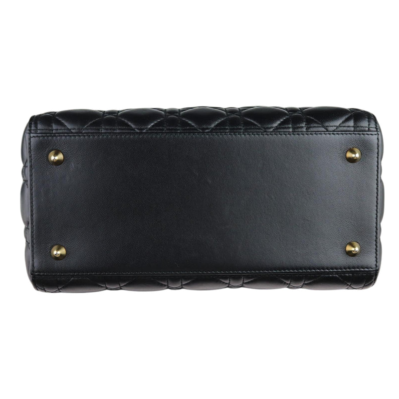 Lady Dior Medium Lambskin Black GHW