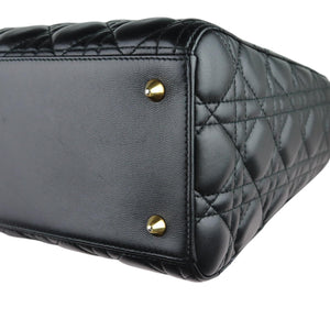 Lady Dior Medium Lambskin Black GHW