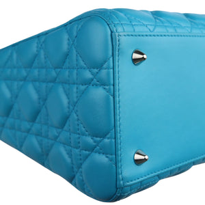 Lady Dior Handbag | Blue Dior Bag with SHW | Bag Religion