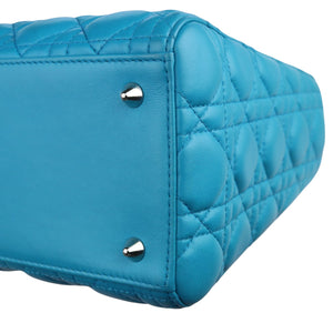 Lady Dior Handbag | Blue Dior Bag with SHW | Bag Religion
