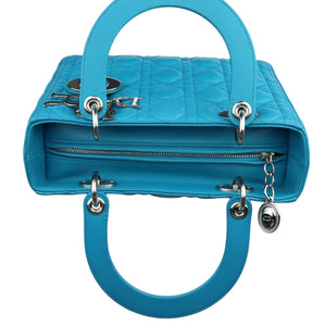 Lady Dior Handbag | Blue Dior Bag with SHW | Bag Religion