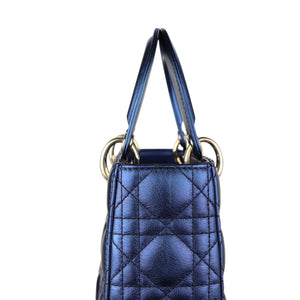 My ABCDior Lady Dior Small Lambskin Blue GHW