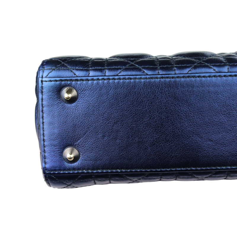 My ABCDior Lady Dior Small Lambskin Blue GHW