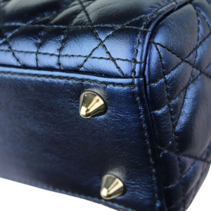 My ABCDior Lady Dior Small Lambskin Blue GHW