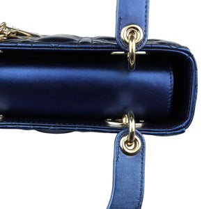 My ABCDior Lady Dior Small Lambskin Blue GHW