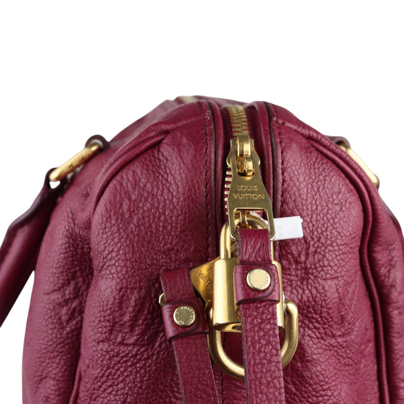 Speedy 25 Empreinte Bandouliere Burgundy GHW