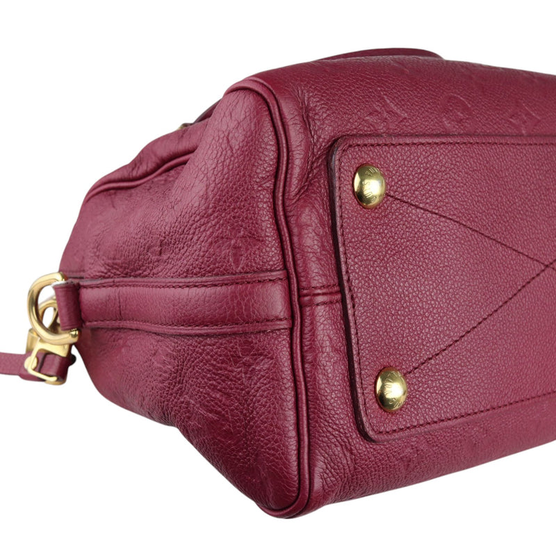 Speedy 25 Empreinte Bandouliere Burgundy GHW