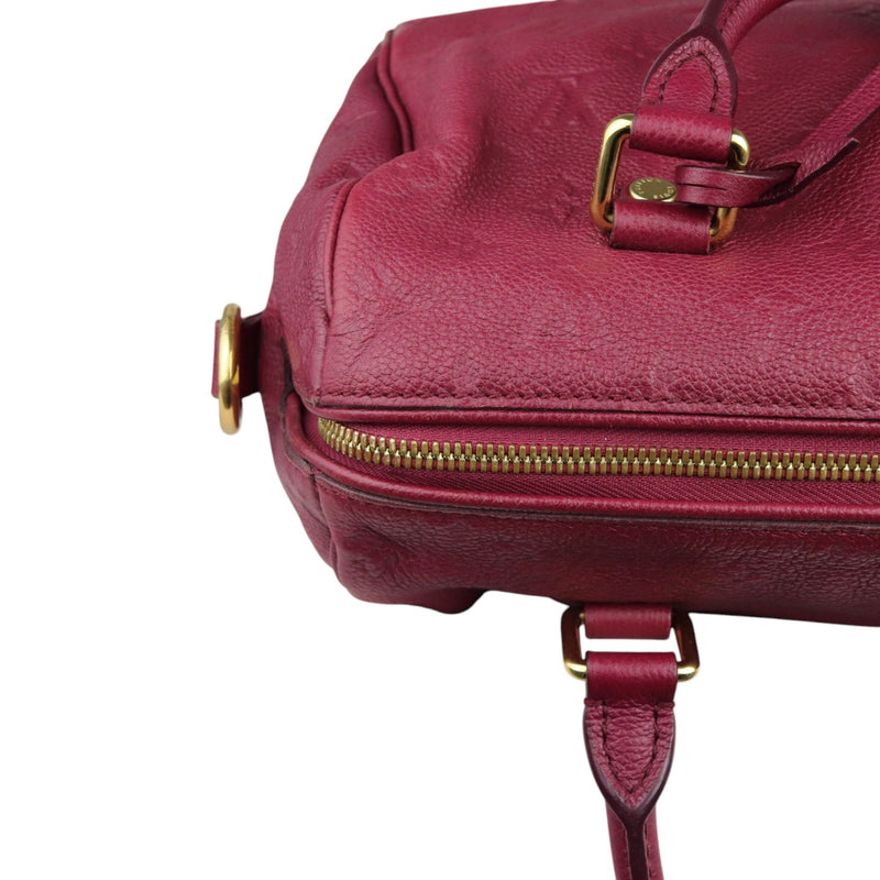 Speedy 25 Empreinte Bandouliere Burgundy GHW