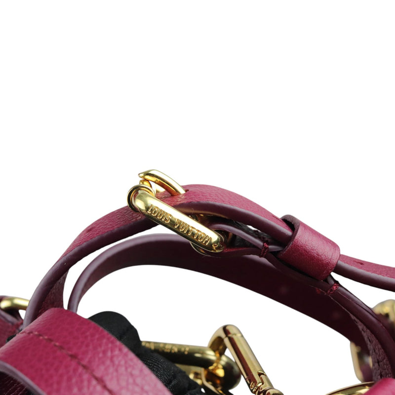 Speedy 25 Empreinte Bandouliere Burgundy GHW
