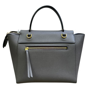Micro Belt Grained Calfskin Grey GHW
