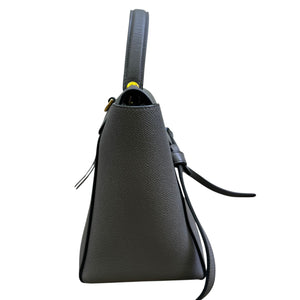 Micro Belt Grained Calfskin Grey GHW