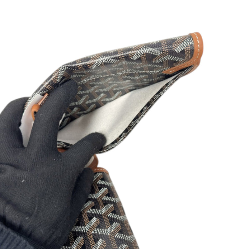 Saint Louis PM Goyardine Coated Canvas Brown