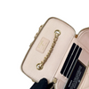 Vanity Case With Chain Small Caviar Quilted Light Beige LGHW