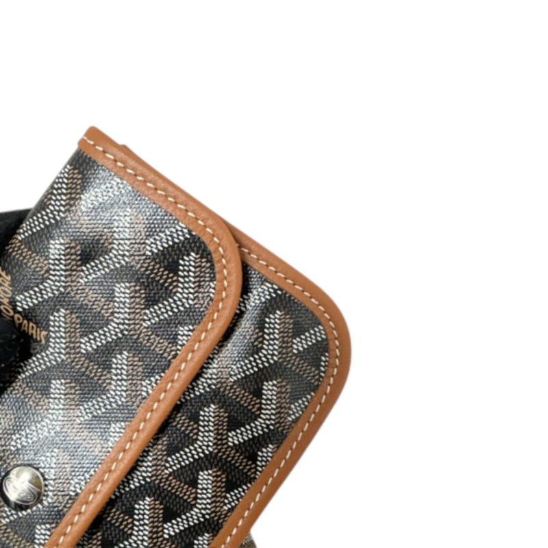 Saint Louis PM Goyardine Coated Canvas Brown
