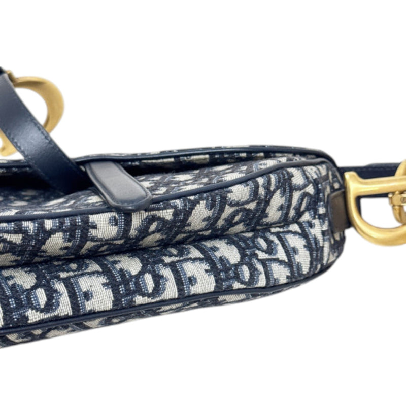 Saddle Medium Oblique Blue GHW