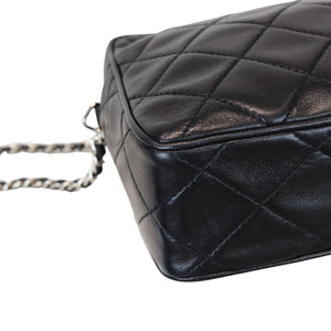 Mini Vintage Camera Bag Lambskin Black SHW